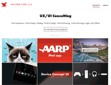 Tablet Screenshot of ginnewyork.com